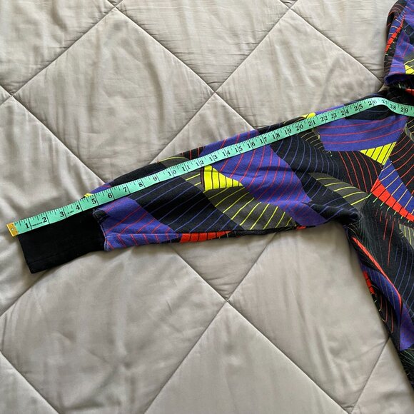 Christopher Kane men's multicolor geometric sweatshirt hoodie, size M - Picture 5 of 8